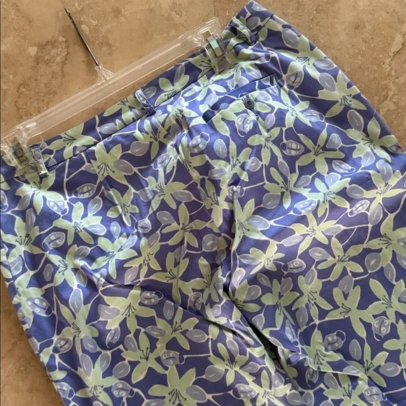 Lilly Pulitzer purple and green pants size 10 - Picture 4 of 7